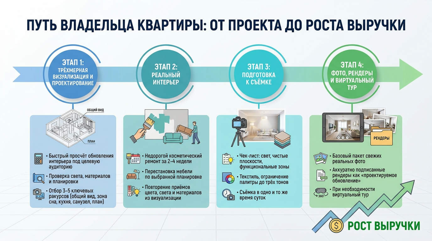 Путь владельца квартиры: от проекта до роста выручки